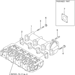 Exhaust Manifold for Yanmar 4TNV88-XWA