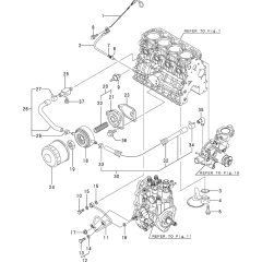 Oil System Assembly for Yanmar