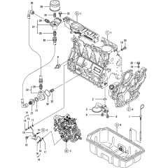 Oil System Assembly for Yanmar