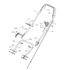 Handle Assembly for Masport 500AL