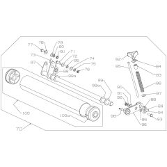 Front Roller Assembly for Masport 500