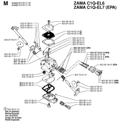 Carburetor Assembly for Husqvarna 51