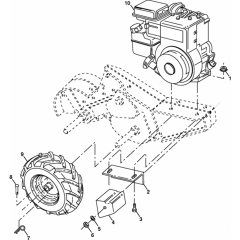 Mainframe Right Side for Husqvarna