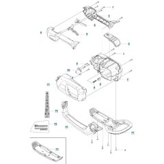 Housing for Husqvarna 520iHE3