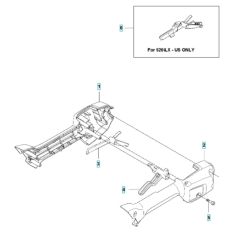 Handle for Husqvarna 520iLX