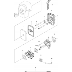 Carburetor & Air Filter for Husqvarna