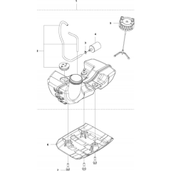 Fuel Tank for Husqvarna 524 L