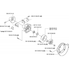 Clutch for Husqvarna 524 LK