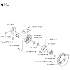 Clutch Assembly for 524R