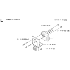 Muffler Assembly for 524R