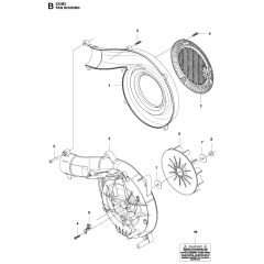 Housing Assembly for Husqvarna 525BX