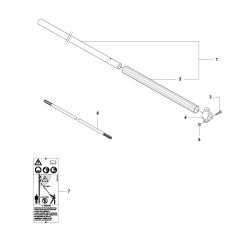 Shaft Assembly for Husqvarna 525HE4