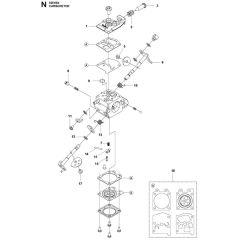 Carburettor Assembly for Husqvarna
