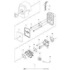 Air Filter Assembly for Husqvarna