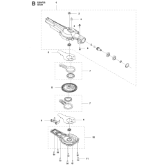Gears Assembly for Husqvarna