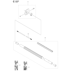 Shaft Assembly for Husqvarna