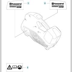 Decal Assembly for 525iB Blower
