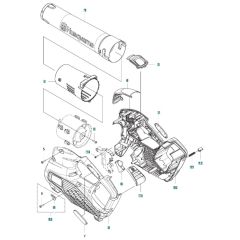 Chassis for Husqvarna 525iB