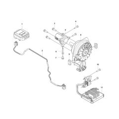 Husqvarna 525iDEPS Electrical Assembly