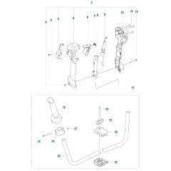 Handle for Husqvarna 525iRXT