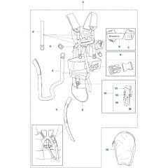 Husqvarna 525iRXT Harness