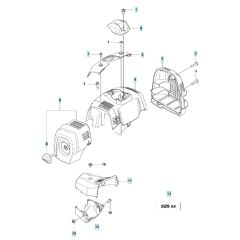 Cover Assembly for Husqvarna 525