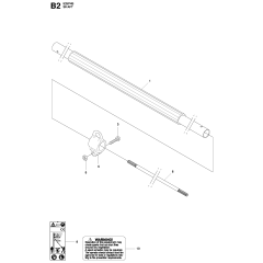 Shaft Assembly for Husqvarna 525P4S