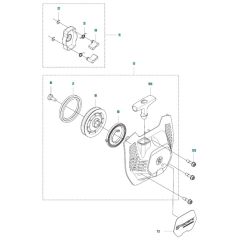 Starter Assembly for Husqvarna 525RX