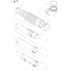 Tube Assembly for Husqvarna 530BT
