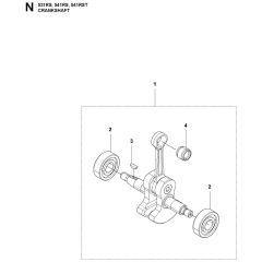Crankshaft Assembly for 531RS
