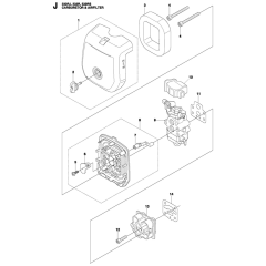 Carburetor & Air Filter for 533RS