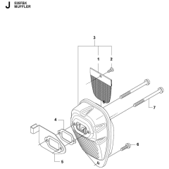 Muffler Assembly for 535FBX