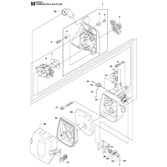 Carburetor & Air Filter Assembly