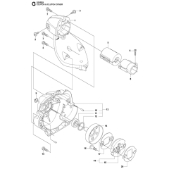Clutch Cover for Husqvarna 535FBX