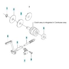 Clutch for Husqvarna 535i XP