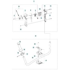 Handle for Husqvarna 535iRXT
