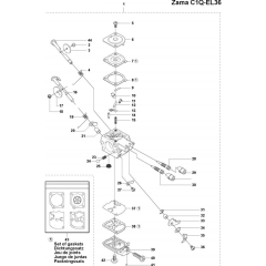 Carburetor for Husqvarna 535 LK