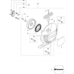 Starter for Husqvarna 535 LK