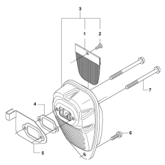 Muffler Assembly for 535RX