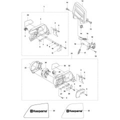 Chain Brake for Husqvarna 536Li XP