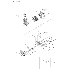 Saw Head Assembly for Husqvarna