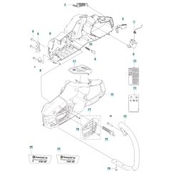 Chassis for Husqvarna 542i XP