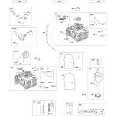 Crankshaft, Cylinder & Piston