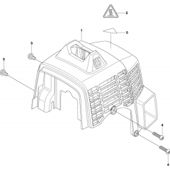 Cylinder Cover for Husqvarna 543AE15