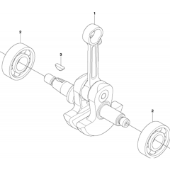 Crankshaft Assembly for Husqvarna