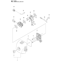 Carburetor & Air Filter for 543RBK