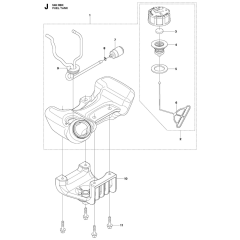 Fuel Tank Assembly for 543RBK