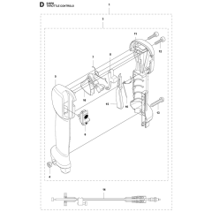 Throttle Controls for Husqvarna 543RS