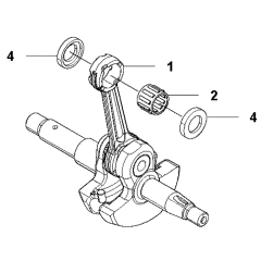 Crankshaft Assembly for 543XP
