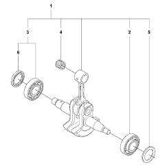 Crankshaft Assembly for Husqvarna